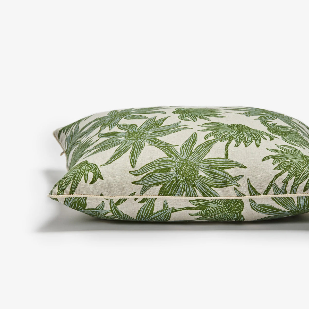 Bonita Linen Cushion - Khaki main image 1