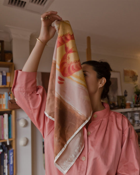 How to Custom Frame a Silk Scarf