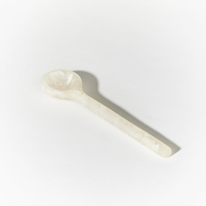 Bar Spoon Quartz by Keep Store - An image of a resin bar spoon in quartz.