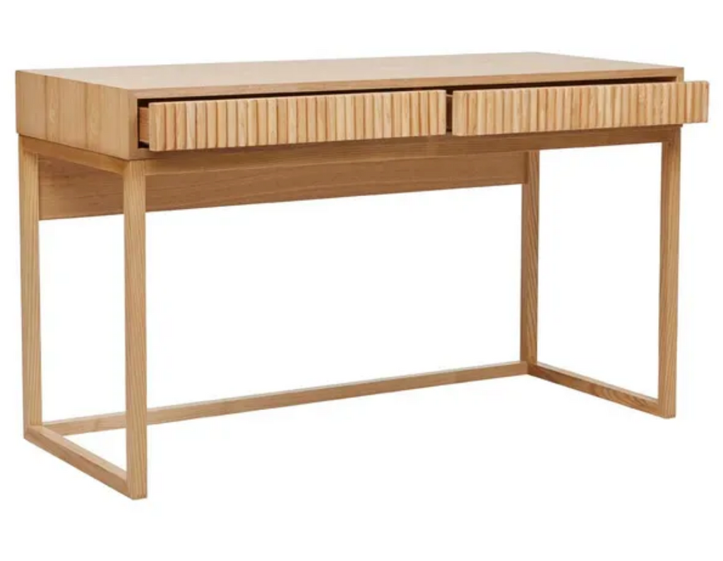 Benjamin Ripple Desk Natural Ash by GlobeWest | FRAMING TO A T