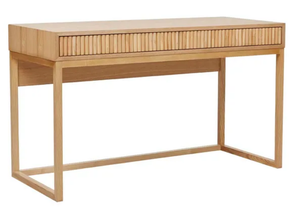 Sand Ripples Desk Benjamin Ripple Desk Natural Ash by GlobeWest | FRAMING TO A T