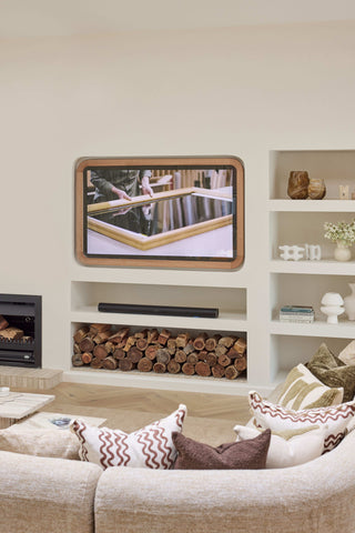 Contemporary Curve TV-Mirror