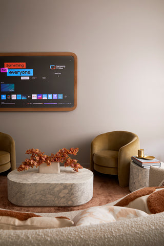 Contemporary Curve TV-Mirror