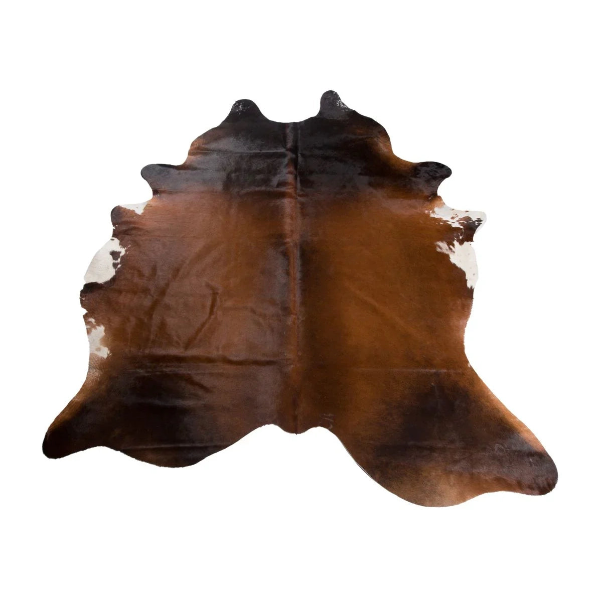 Cowhide Rug Dark Brown