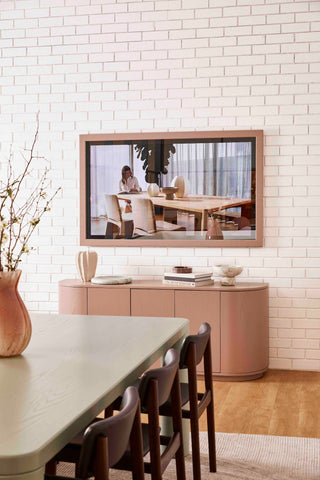 Custom Colour-Matched TV-Mirror Frame