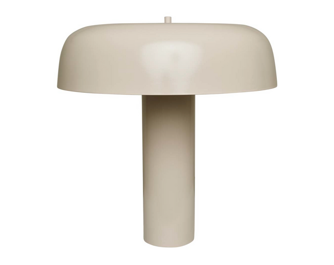 Easton Canopy Table Lamp White - With a sleek canopy shade, this contemporary table lamp is crafted in sleek, taupe finish.
