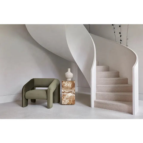 Elle Block Low Plinth Espresso Onyx