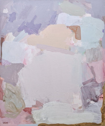 Evening Sky Dreams by VANNI. Contemporary and colourful, limited edition abstract art print.