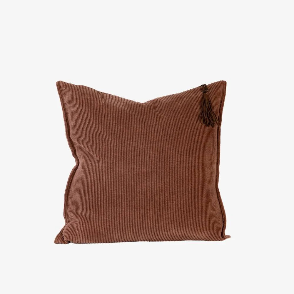 Hudson Corduroy Cushion Clay
