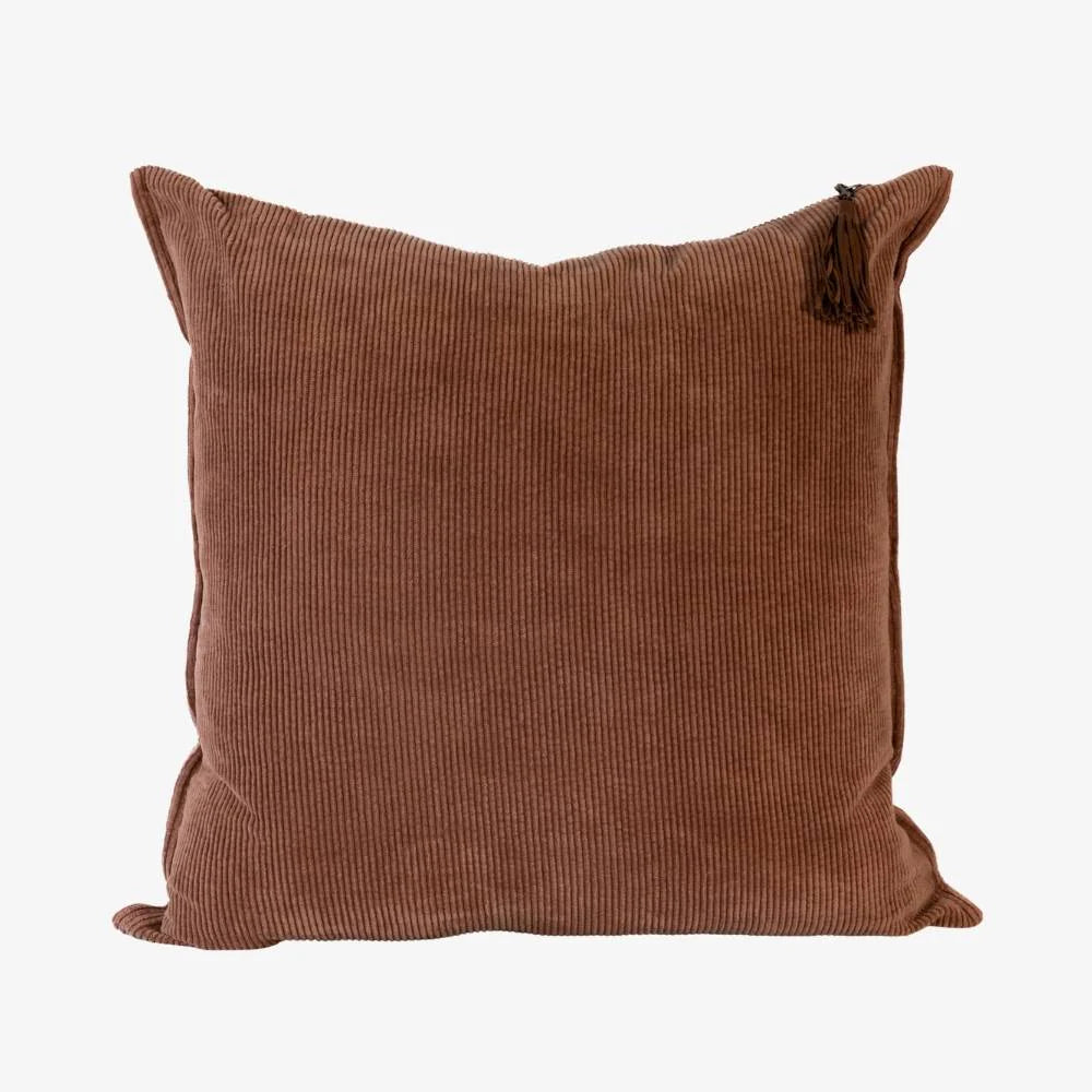 Hudson Corduroy Cushion Clay Large