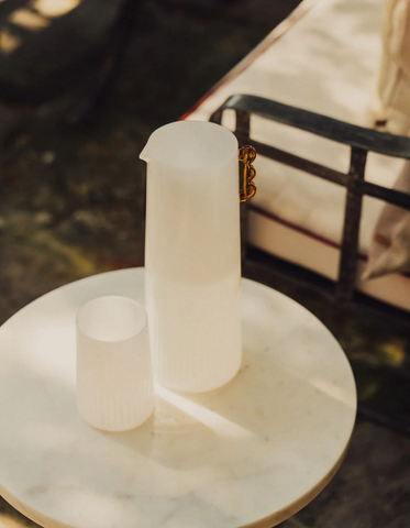 Kairos Water Glass Opaque White Set of 2