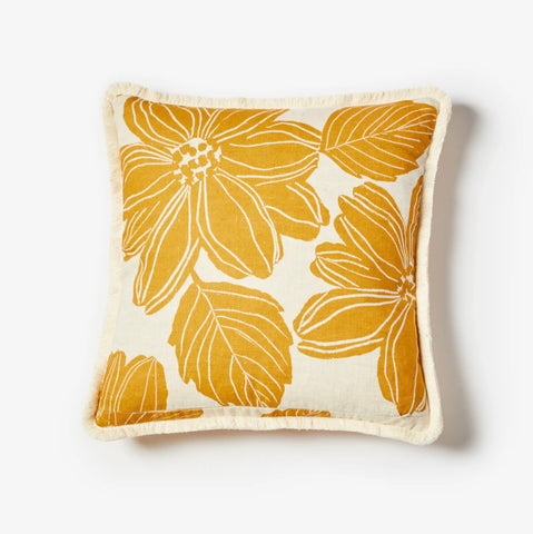 Margot Mustard Cushion 50cm