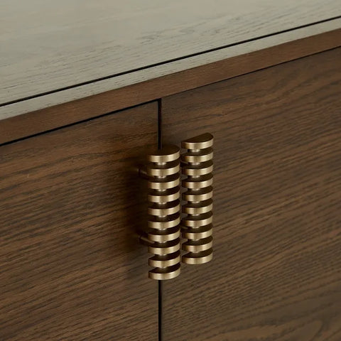Marlow Buffet Chocolate Oak/Brass