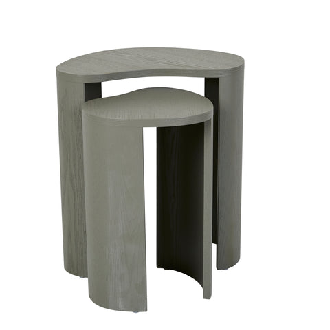 Oberon Curve Nest Side Tables Thyme