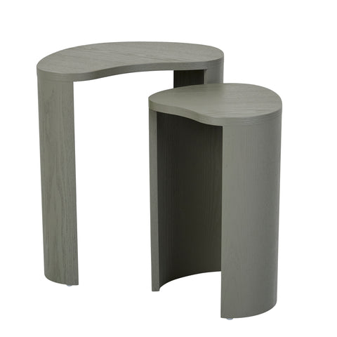 Oberon Curve Nest Side Tables Thyme