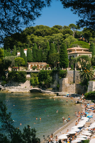 Paloma Beach IV by Via Tolila - An exquisite villa on the French Riviera with lush gardens overlooking the beach.
