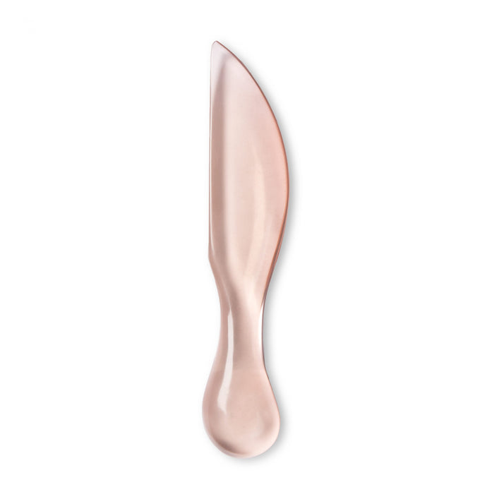 Pate Knife Rose Tint by Keep Store - An image of a resin pate knife in rose tint.