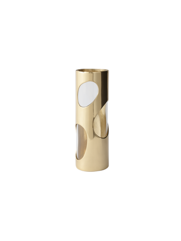 Pietra Brass Vase