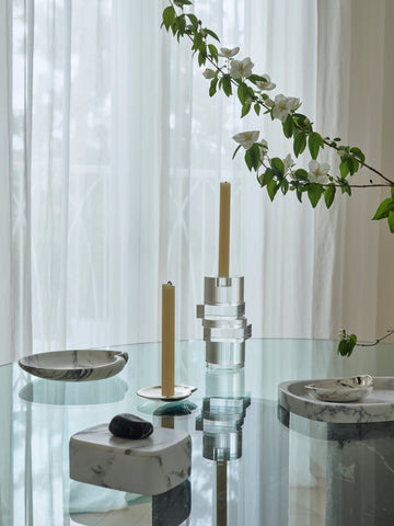 Pila Crystal Candle Holder