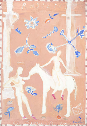 Radiant by Bonnie Gray. Limited edition art print with luminous palette, radiating a gentle vitality and poetic rhythm.