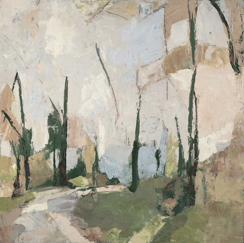 Silver Trail by Third and Wall - An abstract nature-inspired art print in neutral tones
