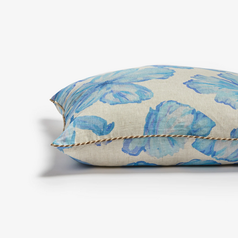 Tulip Blue Cushion 60cm