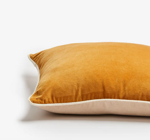 Velvet Tan Bone 50cm Cushion