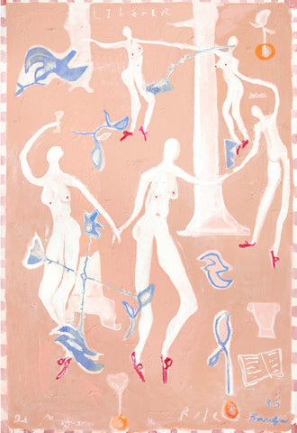 Victory by Bonnie Gray. Expressive forms and playful tonal shifts creating celebratory energy.