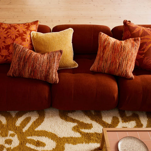 Wool Marle Orange Cushion 50cm