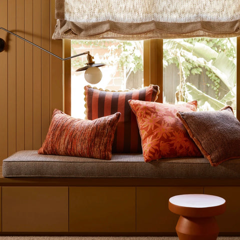 Wool Marle Rust Cushion