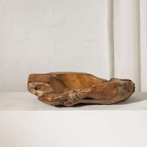 Yeira Large Teak Bowl
