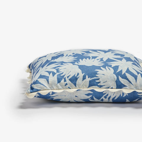 Flannel Flower Blue 50cm Cushion