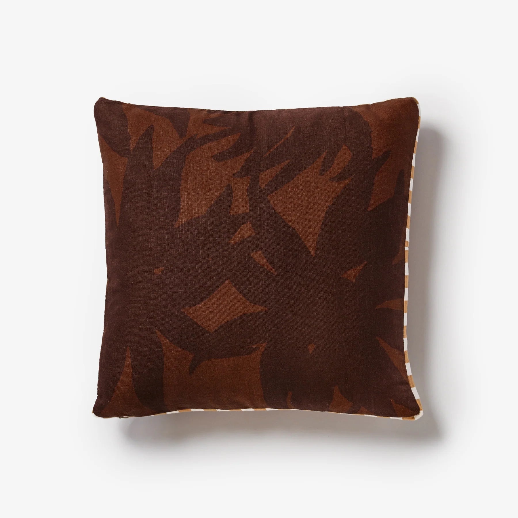 Fleur Chocolate Cushion 50cm