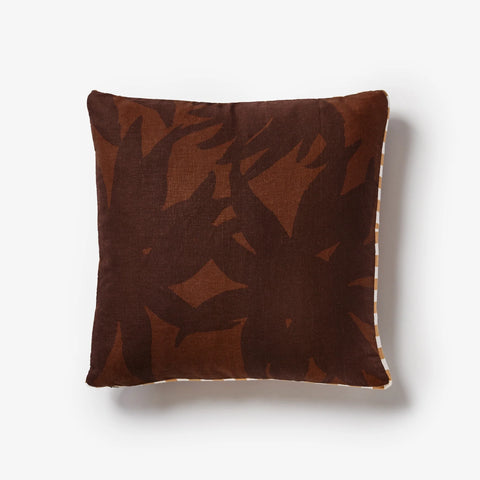 Fleur Chocolate Cushion 50cm
