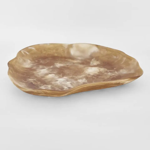 Halo Bowl Swirl Resin Toffee