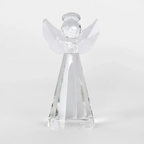 Lustre Glass Cut Angel Clear Medium