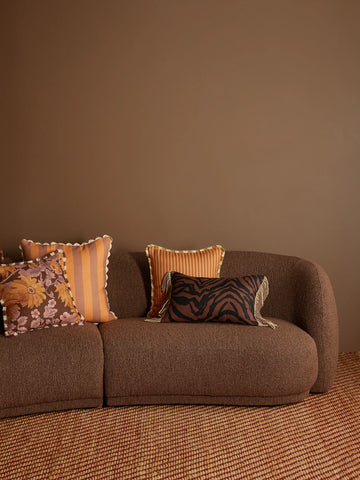 Marigold Amber Linen Cushion