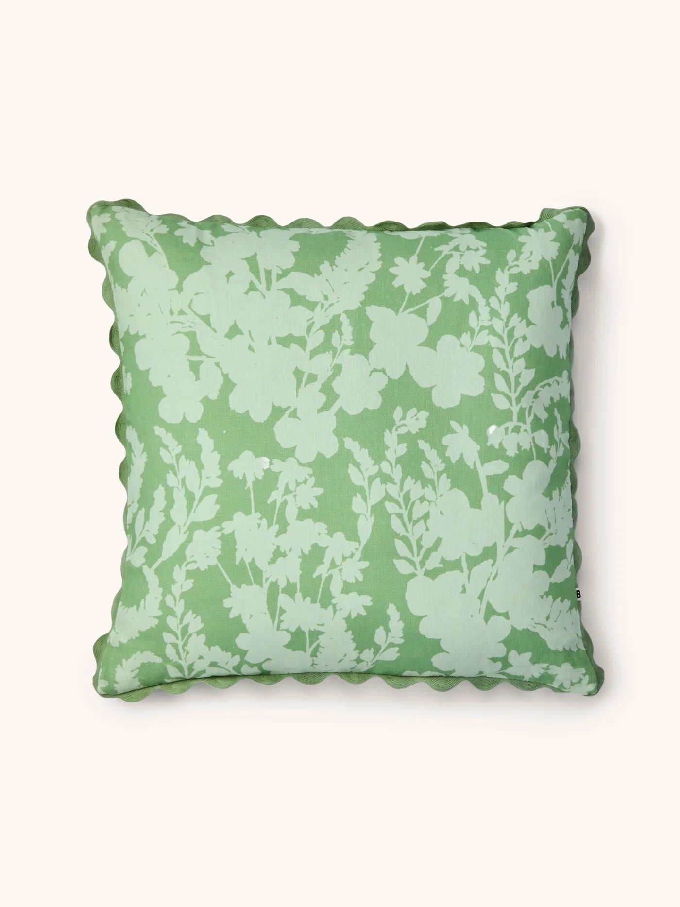 Petal Mint Linen Cushion