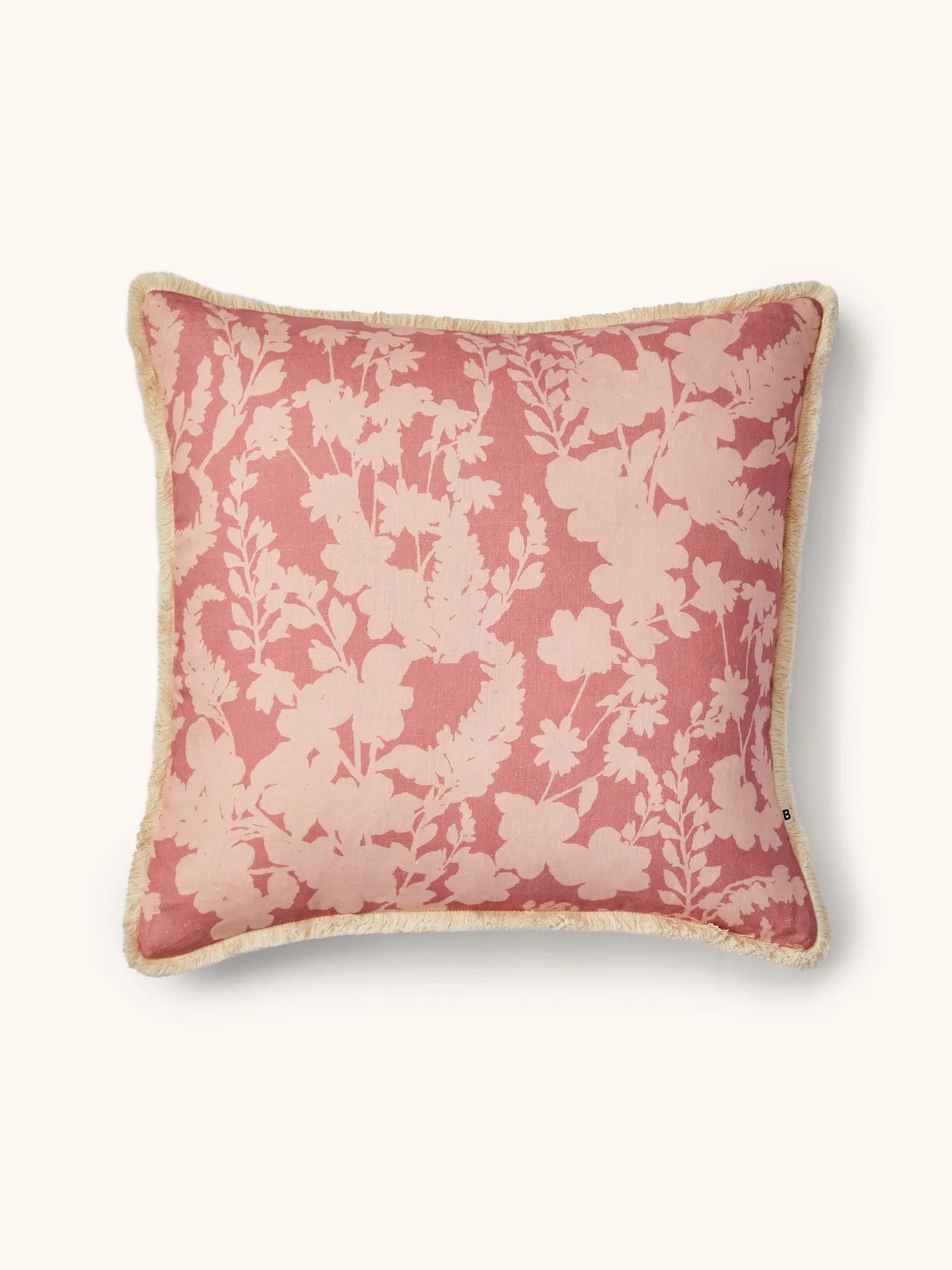 Petal Pink Linen Cushion