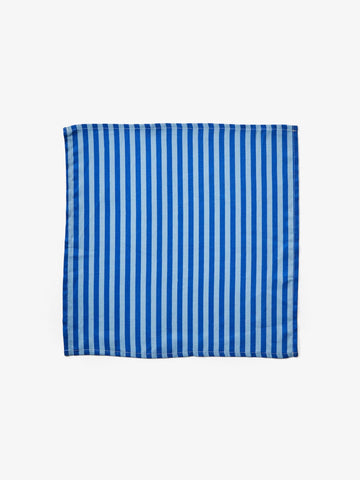 Pinstripe Blue Linen Napkins