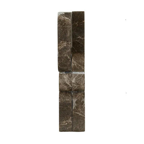 Rufus Monolith Sculpture in Emperador