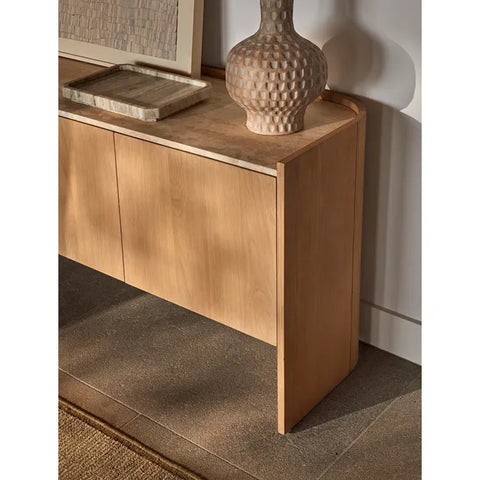 Rufus Otomo Large Tray in Oat Marble