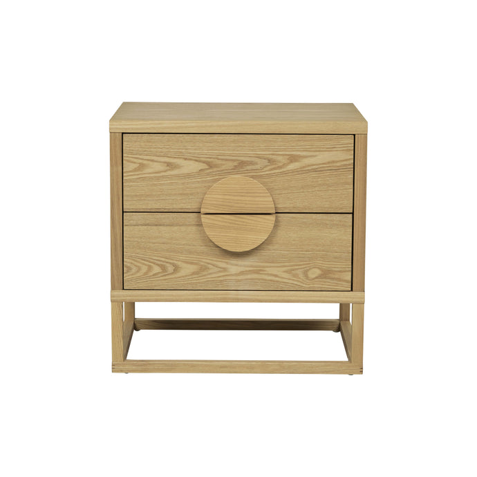 Benjamin Bedside by GlobeWest - Modern bedside table with round handles