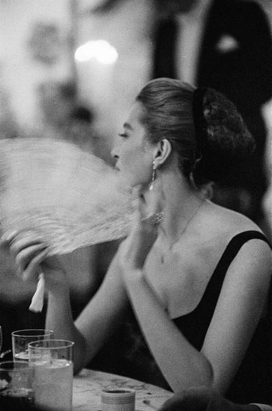 Capucine by Getty Images (UK) Ltd - 1957: French actress Capucine, (Germaine Lefebvre) (1933 - 1990) fanning herself at a New Years Eve party held at Romanoffs in Beverly Hills.