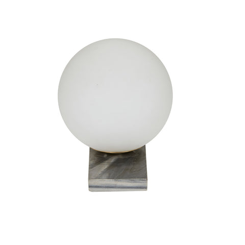 Easton Orb Table Lamp Grey Marble