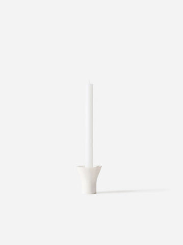 Flare Candle Holder White