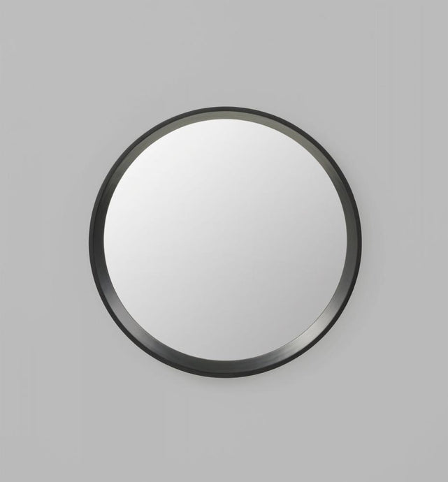 Austen Round Black Mirror by Middle of Nowhere. Modern simple round black mirror. A Classic mirror to enhance your space.