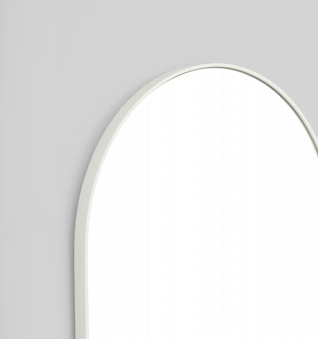 Bjorn Arch Mirror Bright White (55 x 85)