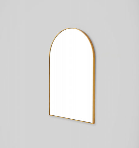 Bjorn Arch Mirror Brass (55 x 85)