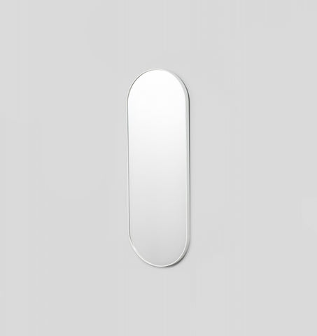 Bjorn Oval Large Mirror Bright White